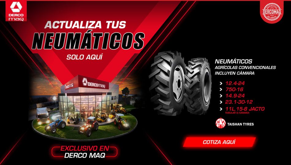 Neumáticos delanteros y traseros para tractores