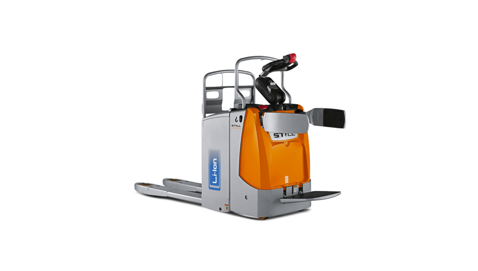 Transpaleta eléctrica EXU20 SF20 con plataforma