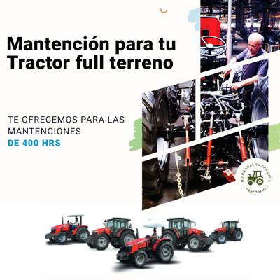 Mantención Tractores tradicional Massey Ferguson 400 Hrs