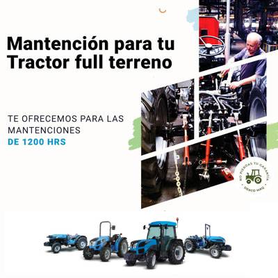 Mantención Tractores fruteros Landini 1200 Hrs
