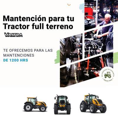 Mantención Tractores frutero Valtra 1200 Hrs
