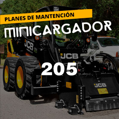 Mantención Minicargador 205 JCB 6000 Hrs Premium