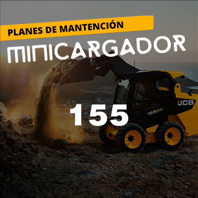 Mantención Minicargador 155 JCB 4000 Hrs Express