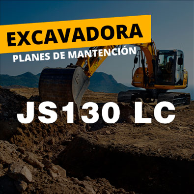 Mantención Excavadora JS130 LC JCB 4000 Hrs Estándar