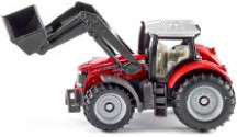 Miniatura Tractor Massey con Cargador